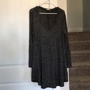 Heather grey/Black T-shirt dress